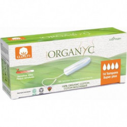 Tampón Super Plus Organic Organyc 16 unidades