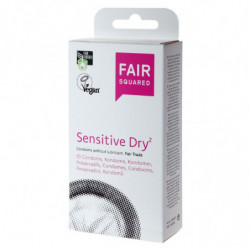 Preservativos Sensitive Dry Sin Lubricante Vegan 10 unidades Fair Squared
