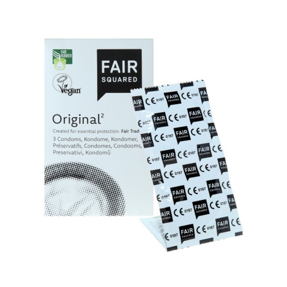 Preservativos Original 3Unid Fair Squared 3 unidades