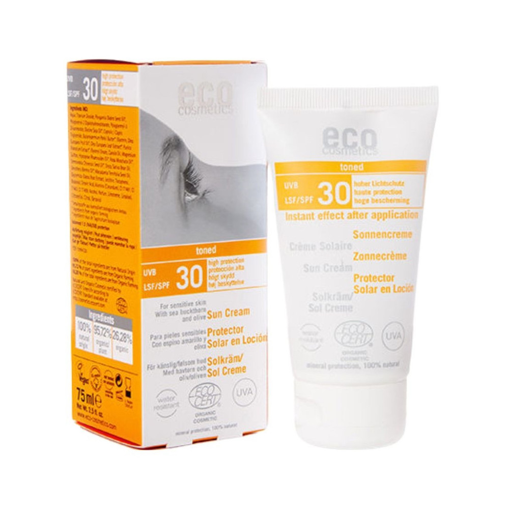 Crema Solar Facial Color SPF30 Eco Cosmetics 75ml