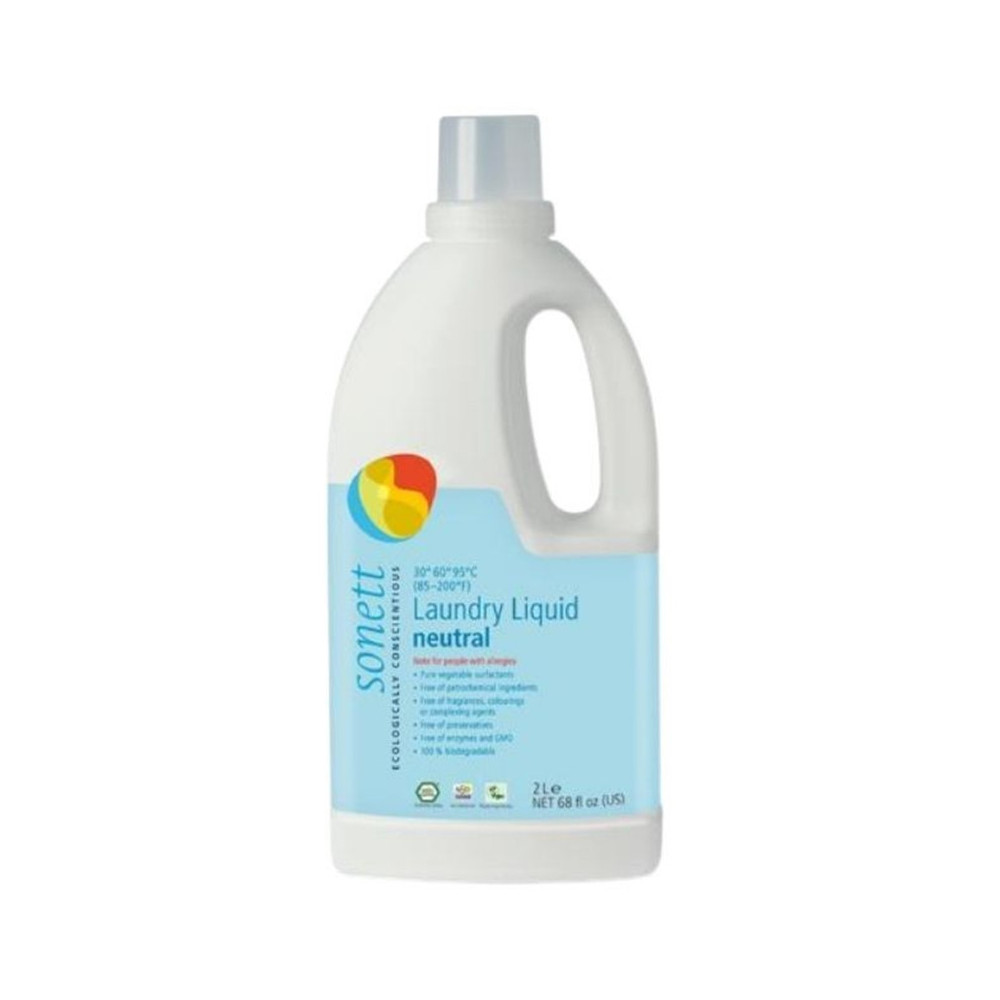 Detergente Liquido Neutral Ropa 2L Sonett 2 litros