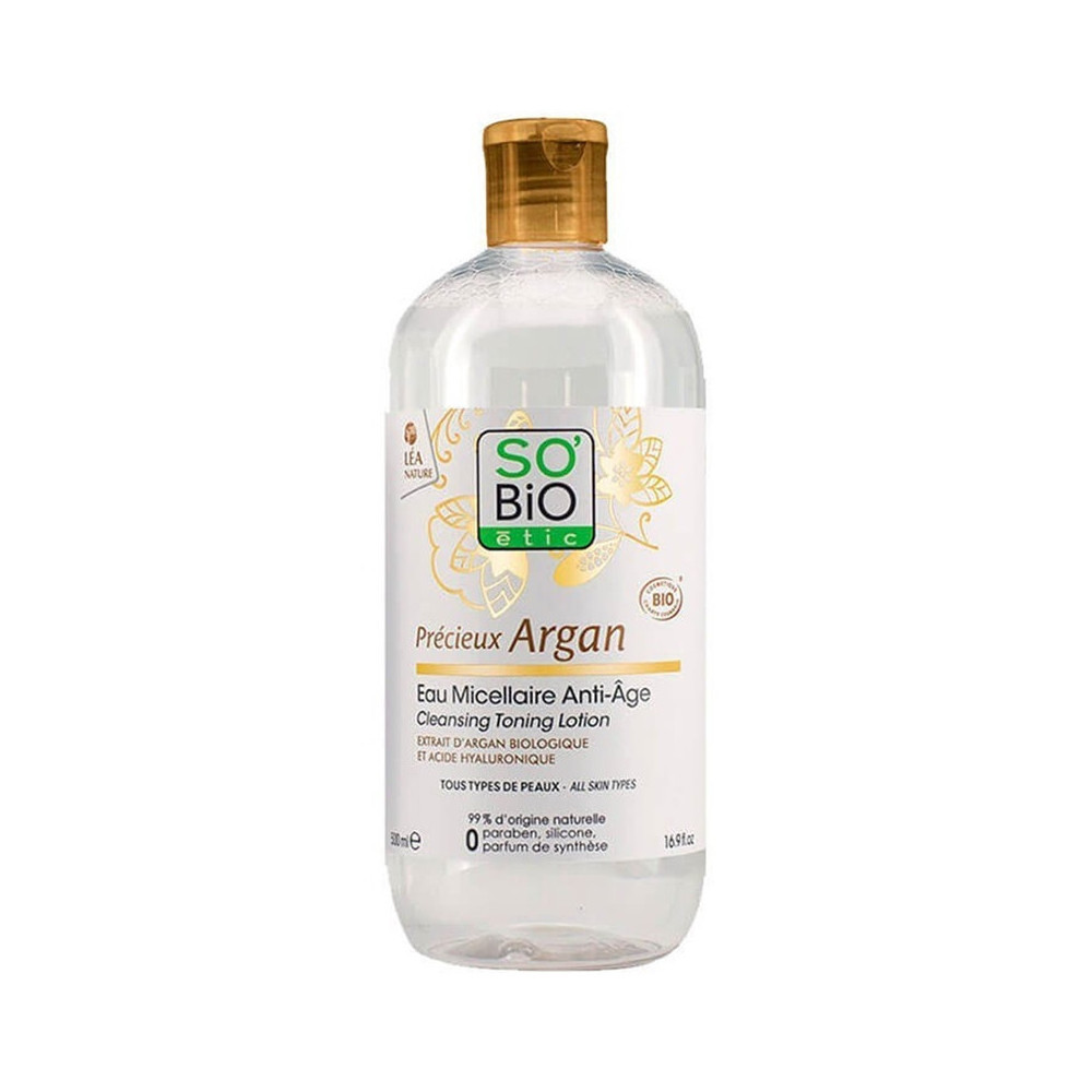 Agua Micelar Antiedad Argan So' Bio Etic 500ml
